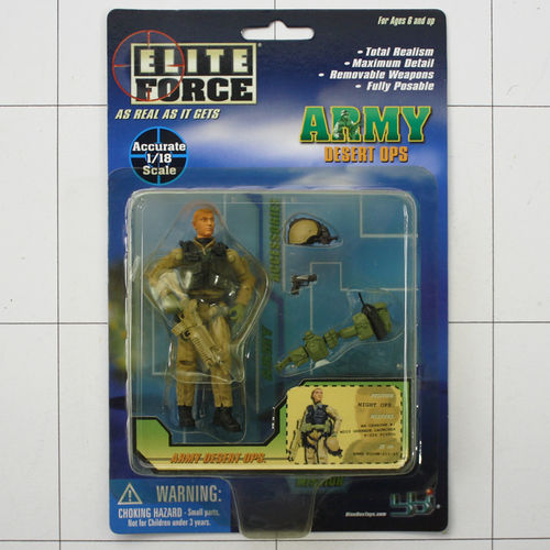 Night Ops, Army Desert Ops, Elite Force, 1:18, Blue Box, Revell