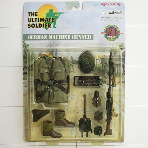 German Machine Gunner, Zubehör, Universal Soldier, 21st Century Toys
