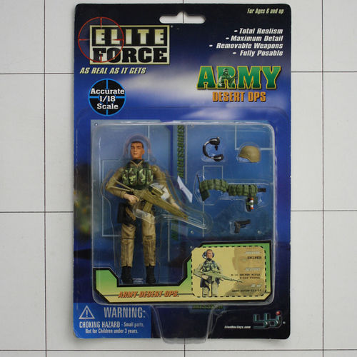 Sniper, Army Desert Ops, Elite Force, 1:18, Blue Box, Revell