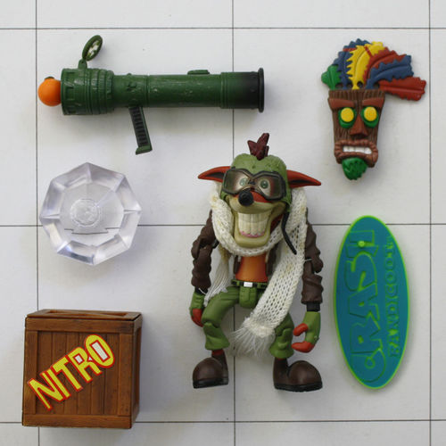 Crash Bandicoot, High Flying, Resaurus, Video Game Figuren