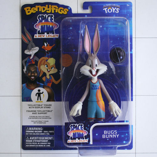 Bugs Bunny, Space Jam, Biegefigur, Bendifigs, Noble-Toys