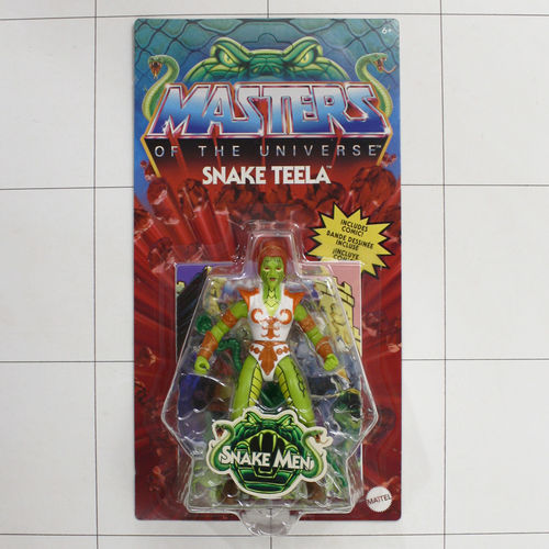 Snake Teela, Snake Men, MOTU, Mattel 2022, Actionfigur