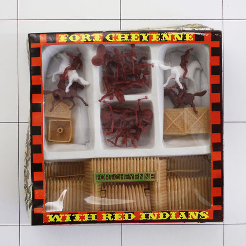 Fort Cheyenne mit Red Indians, Minifiguren,  Hongkong