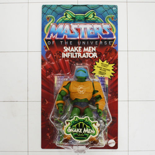 Infiltrator, Snake Men, MOTU, Mattel 2022, Actionfigur