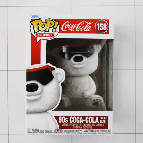 Polar Bear, Coca-Cola, Funko Pop 158, Sammelfigur
