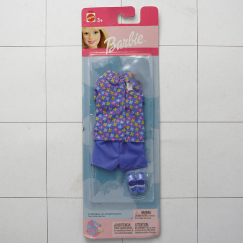 Kleidung für  Barbie, blau,  Mattel 2002