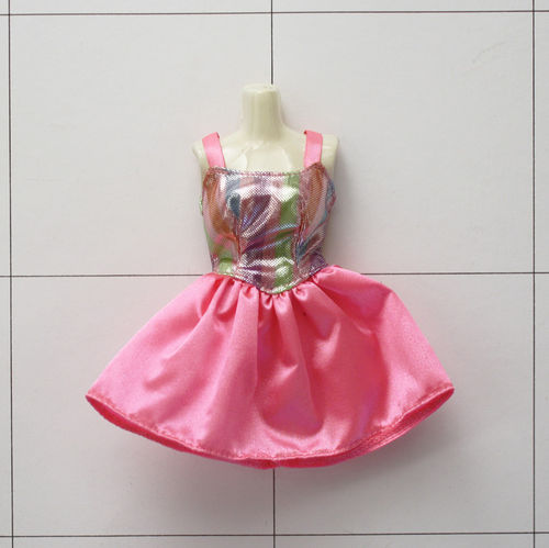 Kleid für  Barbie, rosa bunt,  Mattel