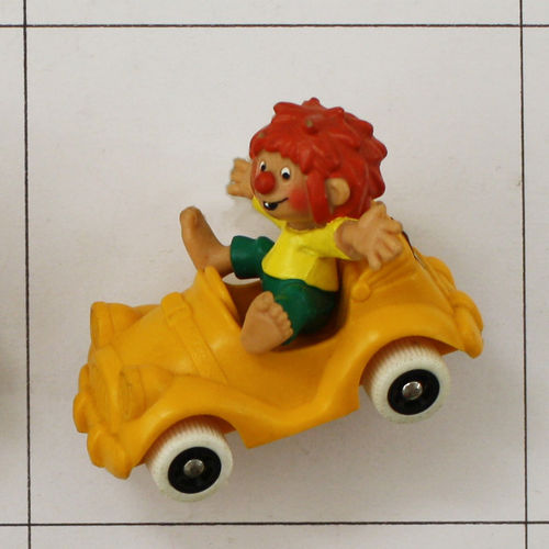 Pumuckl im Auto gelb, Pumuckl, Bully 1983