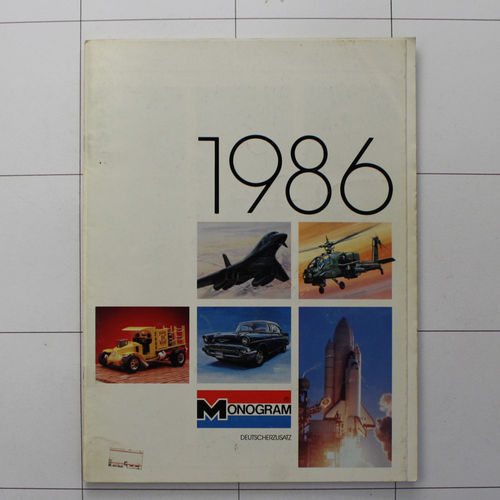 Monogram Modellbau-Katalog 1986