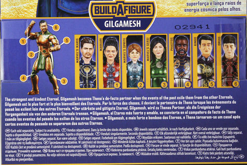 Alle 6 Figuren zum Bau von Gilgamesh, Legends Series, Marvel, Eternals, Hasbro