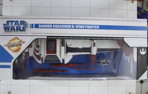 Dagger Squadron B-Wing Fighter, Legacy Collection, Star Wars, Hasbro
