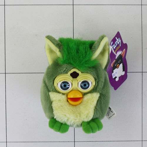 Furby Buddies, grün, Plüsh, Tiger Toys 1999