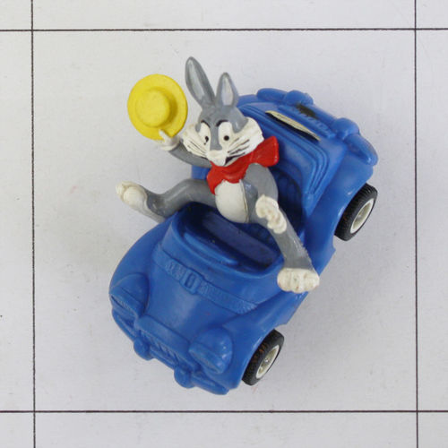 Bugs Bunny im Auto blau, Pumuckl, Bully 1983