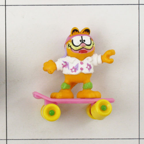 Garfield auf Skateboard, Garfield, McDonalds. Happy Meal