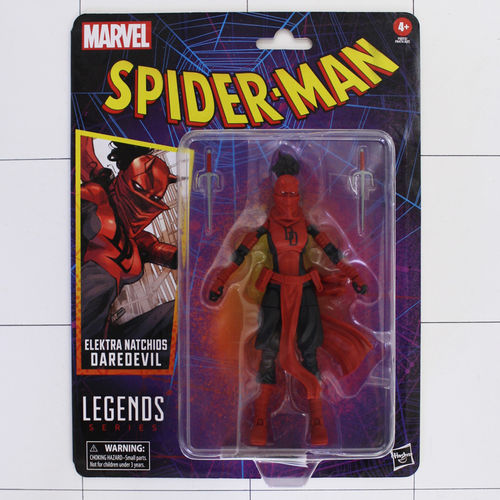 Elektra Natchios-Daredevil, Spider-Man, Legends Series, Hasbro, Actionfigur