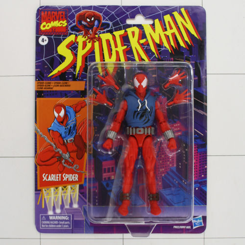 Scarlet Spider, Spider-Man, Legends Series, Hasbro, Actionfigur
